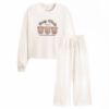 Picture of Velvet pajamas, teddy bear pattern