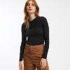 Picture of Crew Neck T-Shirt with Lace Details